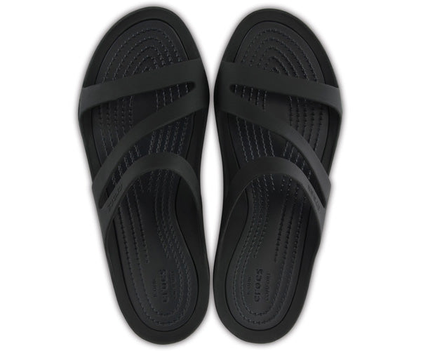 W's Swiftwater Sandal Black/Black Crocs Schweiz