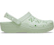 Classic Floral Cut Out Clog  - Jade Tint