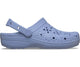 Classic Floral Cut Out Clog  - Blue Haze
