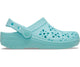T's Classic Floral CutOut Clog  - Aquamarine