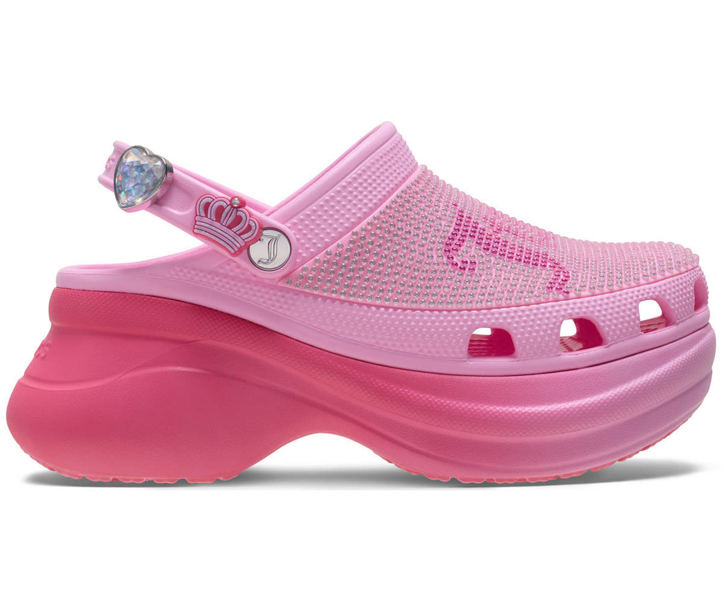 Pink Bae Iridescent Crocs Crocs Classic Clear Glitter Bae (Women S
