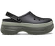 Classic Stacked Clog  - Black