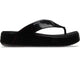 W's Getaway Platf Patent Flip  - Black