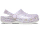 T's Classic FantasyGlitterClog  - White