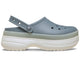 Classic Frosted Stacked Clog  - Concrete