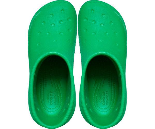 Grass Green Green Crocs For Women Classic Crush Boot Grass Green